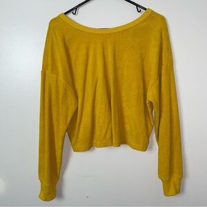 Aerie Sweater – Yellow, Size Small Petite